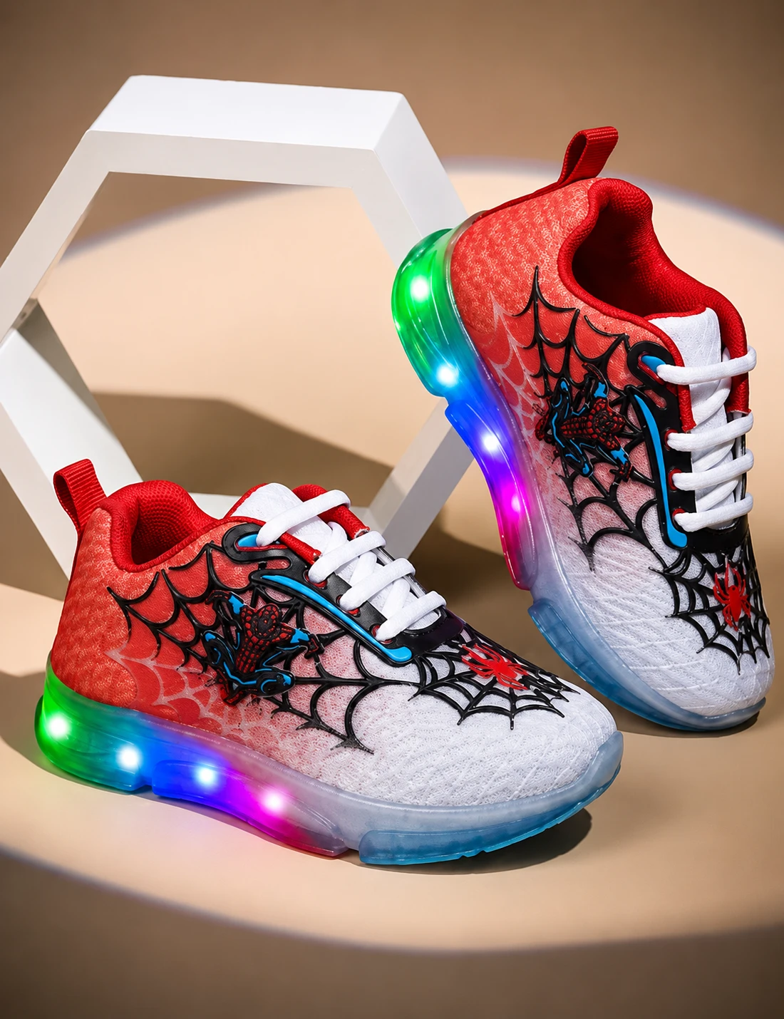 Spiderman Light-Up Casual Shoes for Kids