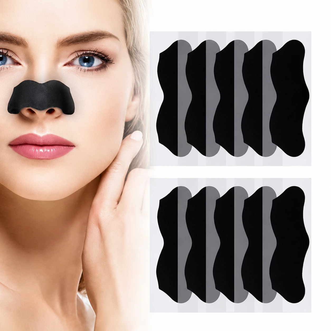 Microfibre Blackhead Remover Strips (Pack of 10)