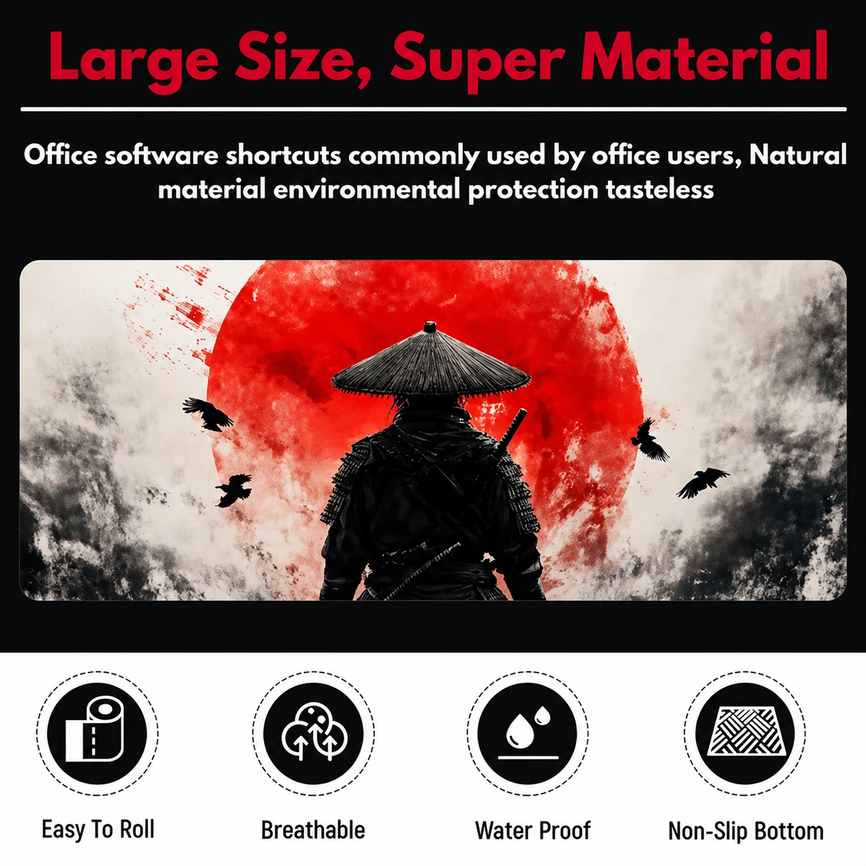Premium XL Extended Gaming Mouse Pad – Waterproof, Non-Slip Desk Mat for Office & Gaming