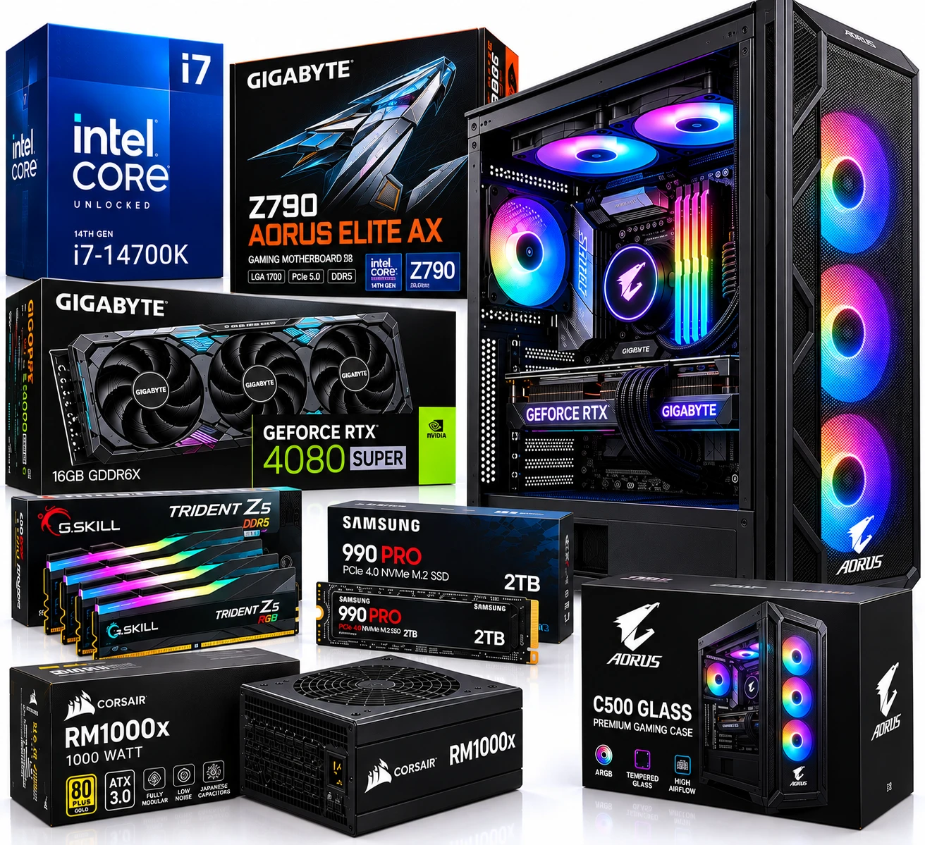 Intel Core i7-14700K RTX 4080 Super PC